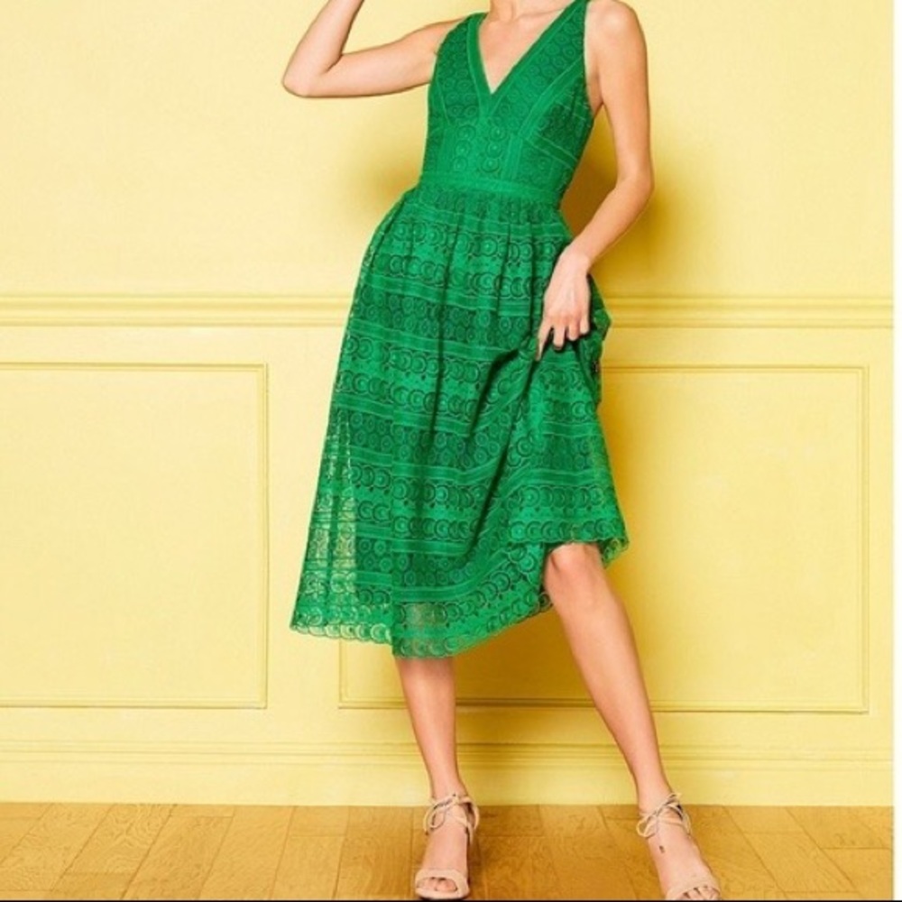 Antonio Melani “Ruth” Mosaic Lace Dress sz 12